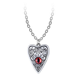Legends Jewelry - Ouija Planchette Eye Necklace Pendant Goth Witch Legends Jewelry - Ouija Planchette Eye Necklace Pendant Goth Witch